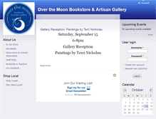 Tablet Screenshot of overthemoonbookstore.com